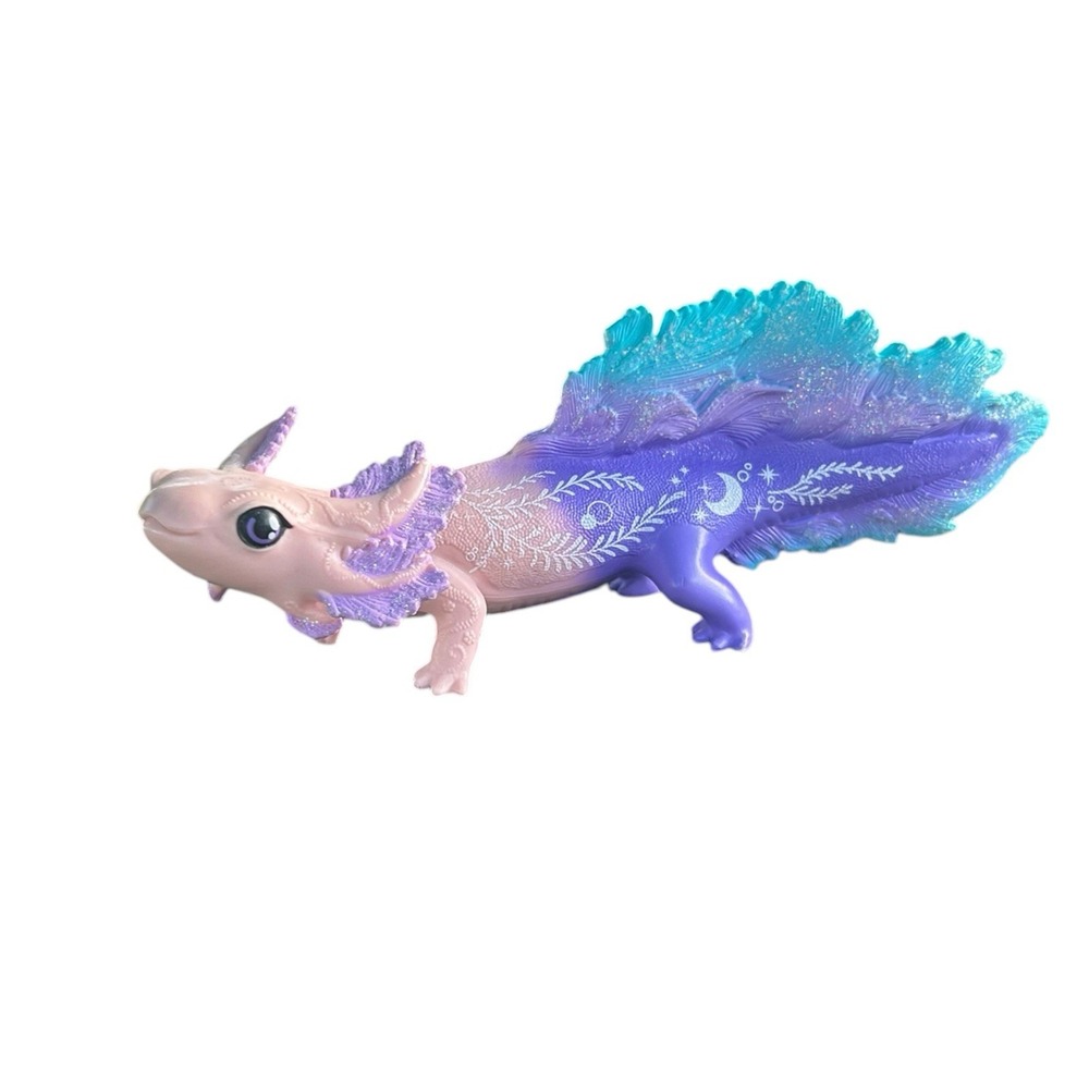 Schleich Axolotl Figure Bayala Pink Purple Wildlife Animal Figurine‎ 6" 2021